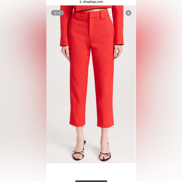 NWT ALC Foster red pants 2 - Picture 3 of 9